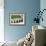 Topiary Balls in Powder-Coated Steel Containers Along the Retaining Wall-Pedro Silmon-Framed Photo displayed on a wall