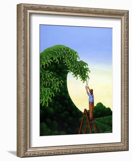 Topiary Wave-Larry Smart-Framed Giclee Print