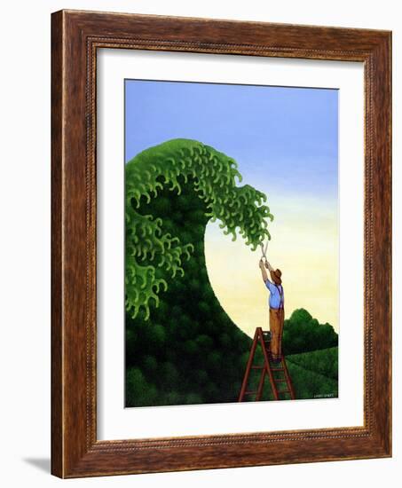 Topiary Wave-Larry Smart-Framed Giclee Print