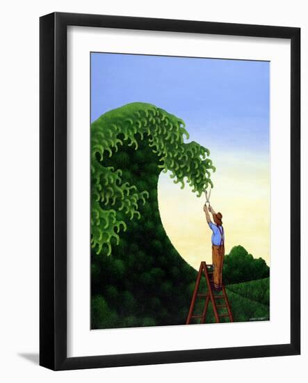 Topiary Wave-Larry Smart-Framed Giclee Print