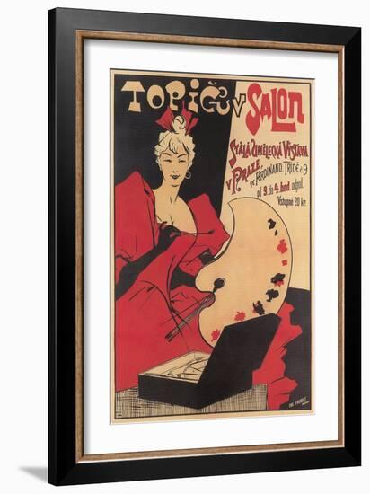 Topicov Salon Poster-null-Framed Art Print