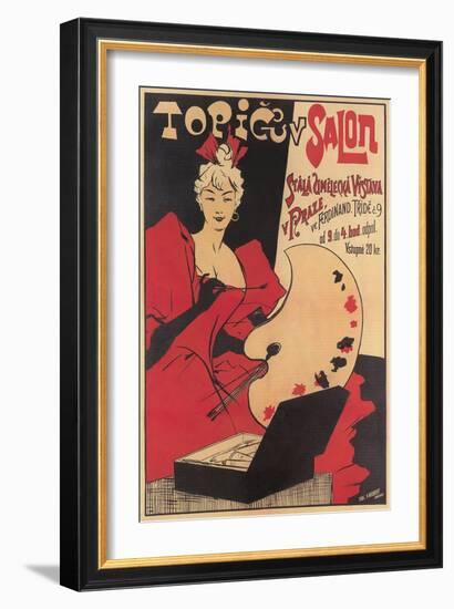 Topicov Salon Poster-null-Framed Art Print