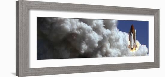 Topix Space Shuttle Discovery-Scott Audette-Framed Premium Photographic Print