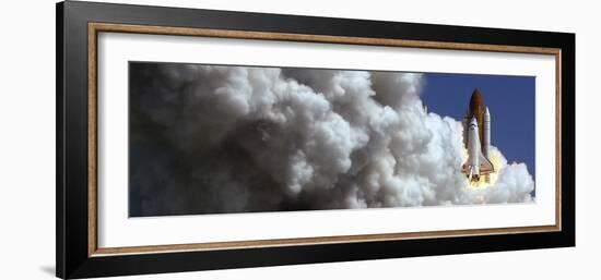 Topix Space Shuttle Discovery-Scott Audette-Framed Premium Photographic Print