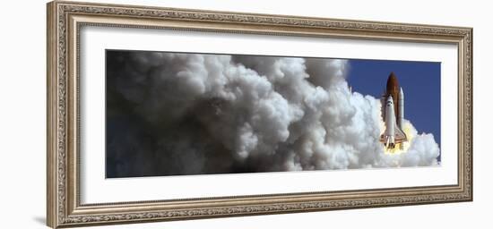 Topix Space Shuttle Discovery-Scott Audette-Framed Photographic Print