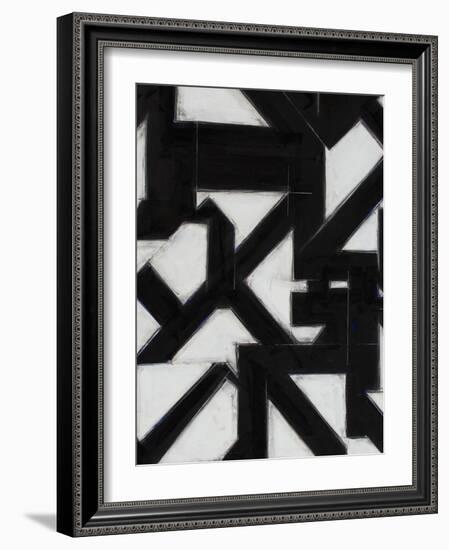 Topographic III-Rob Delamater-Framed Art Print