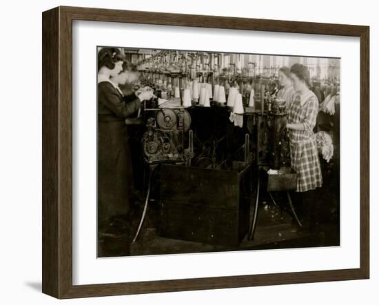 Topping Stockings-Lewis Wickes Hine-Framed Photo