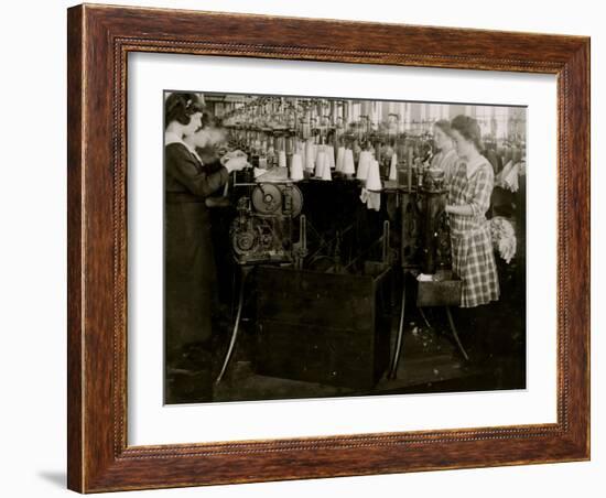 Topping Stockings-Lewis Wickes Hine-Framed Photo