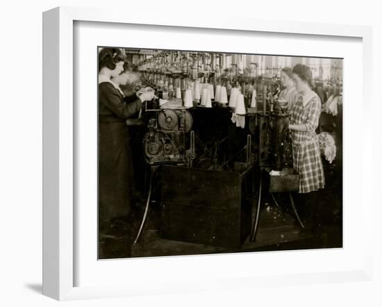 Topping Stockings-Lewis Wickes Hine-Framed Photo