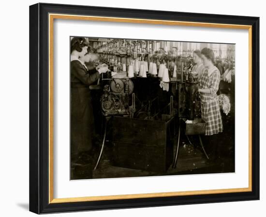 Topping Stockings-Lewis Wickes Hine-Framed Photo