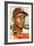 Topps Satchell Paige Baseball Card. 1953; Archives Center, NMAH-null-Framed Art Print