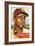 Topps Satchell Paige Baseball Card. 1953; Archives Center, NMAH-null-Framed Art Print