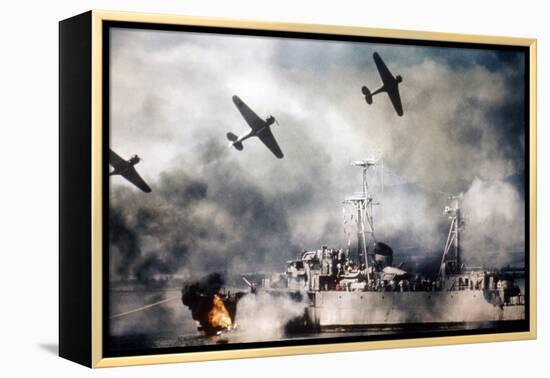 Tora Tora Tora by RichardFleischer and KinjiFukasaku, 1970 (photo)-null-Framed Stretched Canvas