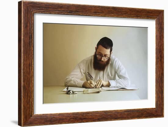 Torah Scribe III, 2003-Max Ferguson-Framed Giclee Print