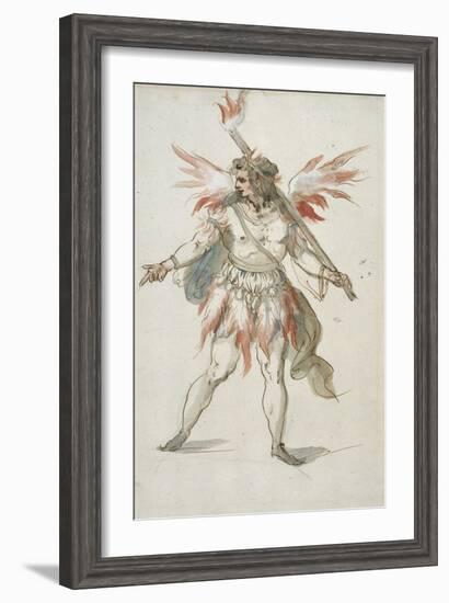 Torchbearer: a Fiery Spirit-Inigo Jones-Framed Giclee Print