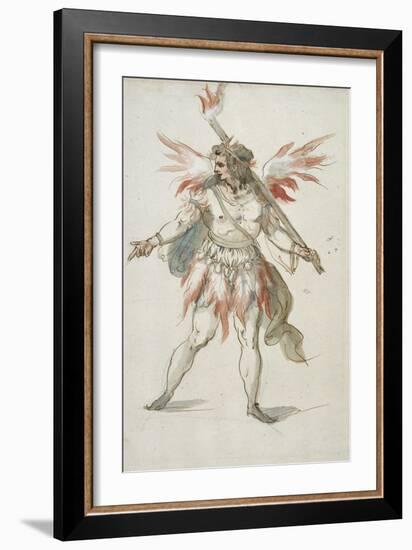 Torchbearer: a Fiery Spirit-Inigo Jones-Framed Giclee Print