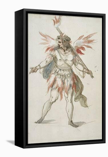 Torchbearer: a Fiery Spirit-Inigo Jones-Framed Premier Image Canvas