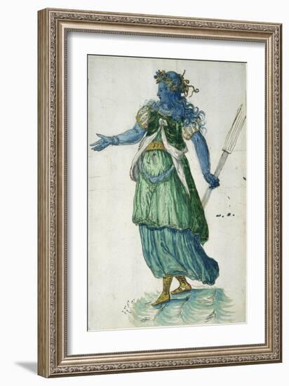 Torchbearer of Oceania, 1605-Inigo Jones-Framed Giclee Print