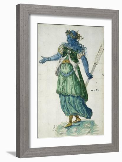 Torchbearer of Oceania, 1605-Inigo Jones-Framed Giclee Print