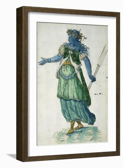 Torchbearer of Oceania, 1605-Inigo Jones-Framed Giclee Print