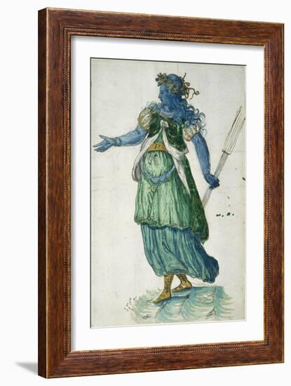 Torchbearer of Oceania, 1605-Inigo Jones-Framed Giclee Print