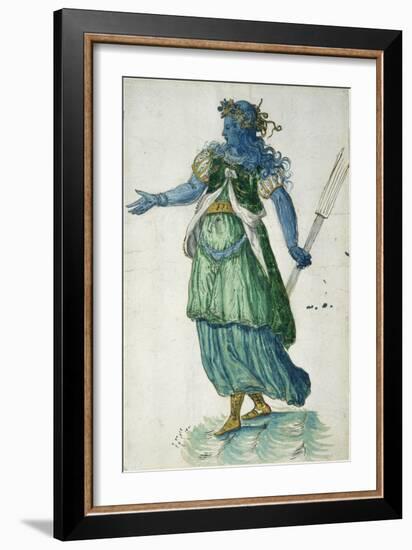 Torchbearer of Oceania, 1605-Inigo Jones-Framed Giclee Print