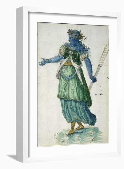 Torchbearer of Oceania, 1605-Inigo Jones-Framed Giclee Print