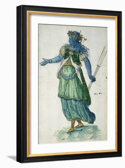 Torchbearer of Oceania, 1605-Inigo Jones-Framed Giclee Print