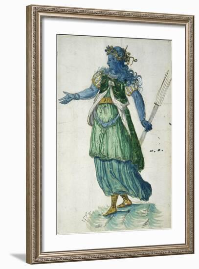 Torchbearer of Oceania, 1605-Inigo Jones-Framed Giclee Print