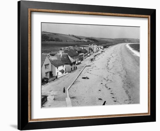 Torcross, the Little Village on Slapton Sands, South Devon, England-null-Framed Photographic Print