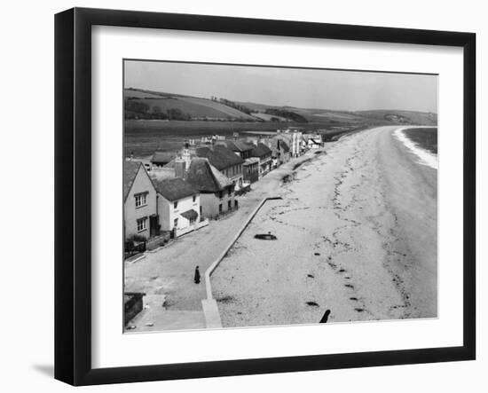 Torcross, the Little Village on Slapton Sands, South Devon, England-null-Framed Photographic Print