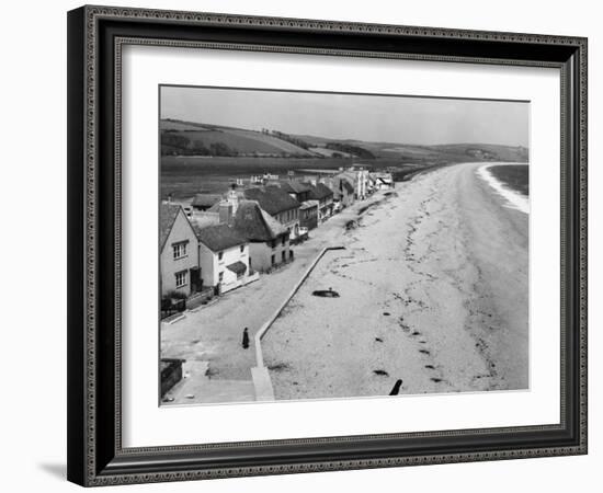 Torcross, the Little Village on Slapton Sands, South Devon, England-null-Framed Photographic Print