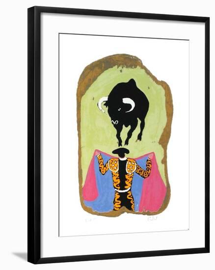 Torero I-Claude Viallat-Framed Limited Edition