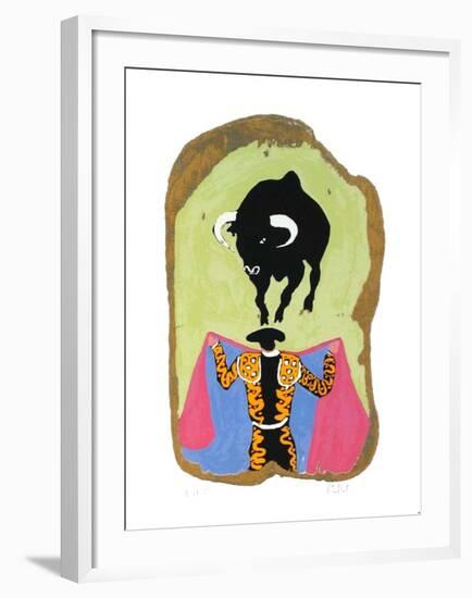 Torero I-Claude Viallat-Framed Limited Edition