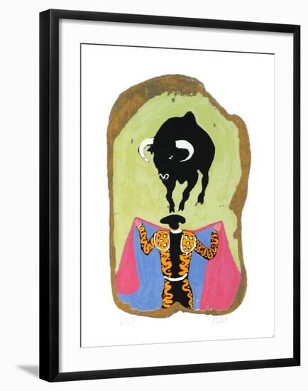 Torero I-Claude Viallat-Framed Limited Edition