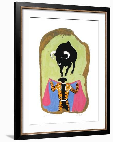 Torero I-Claude Viallat-Framed Limited Edition