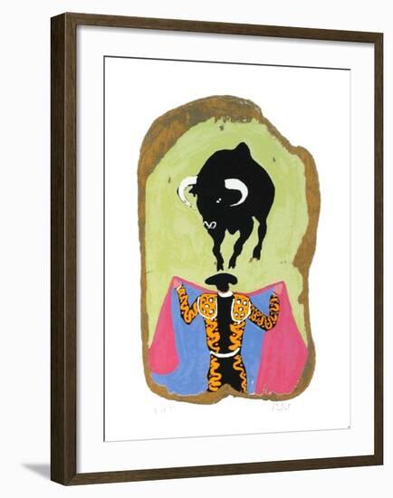 Torero I-Claude Viallat-Framed Limited Edition