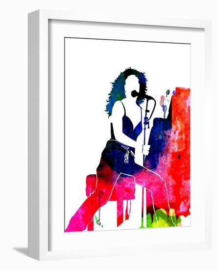 Tori Amos Watercolor-Lana Feldman-Framed Art Print