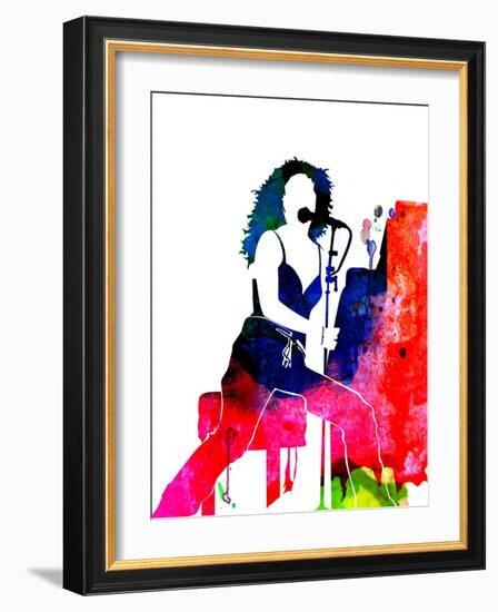 Tori Amos Watercolor-Lana Feldman-Framed Art Print