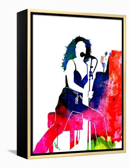 Tori Amos Watercolor-Lana Feldman-Framed Stretched Canvas