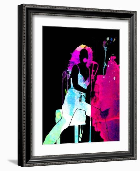 Tori Amos Watercolor-Lana Feldman-Framed Art Print