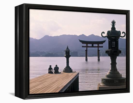 Tori, Miyajima, Honshu, Japan-Demetrio Carrasco-Framed Premier Image Canvas