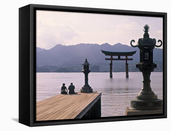 Tori, Miyajima, Honshu, Japan-Demetrio Carrasco-Framed Premier Image Canvas