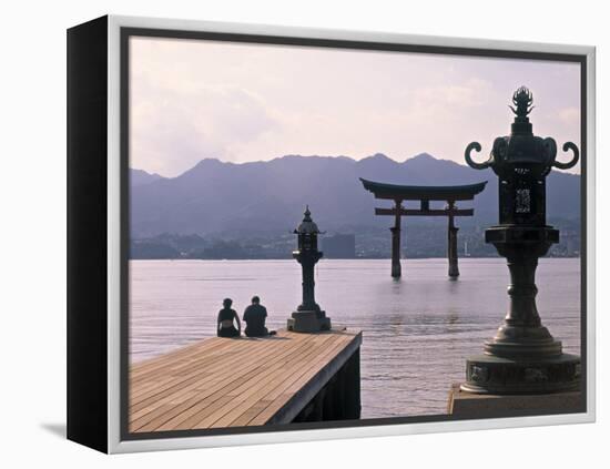 Tori, Miyajima, Honshu, Japan-Demetrio Carrasco-Framed Premier Image Canvas