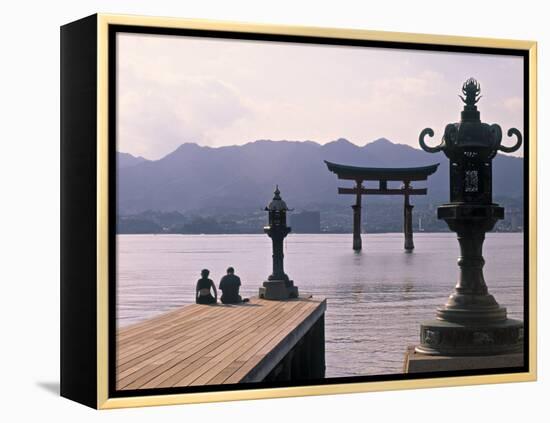 Tori, Miyajima, Honshu, Japan-Demetrio Carrasco-Framed Premier Image Canvas