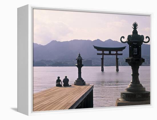 Tori, Miyajima, Honshu, Japan-Demetrio Carrasco-Framed Premier Image Canvas