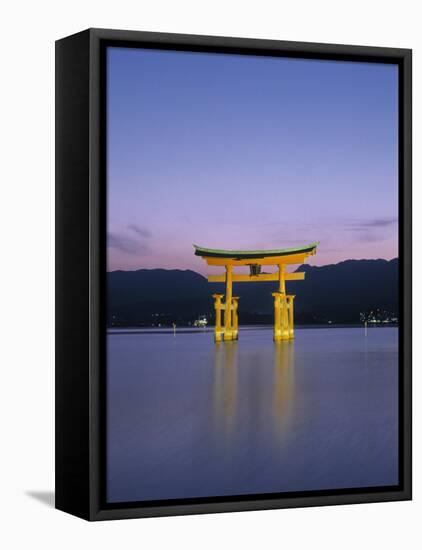 Tori, Miyajima, Honshu, Japan-Demetrio Carrasco-Framed Premier Image Canvas