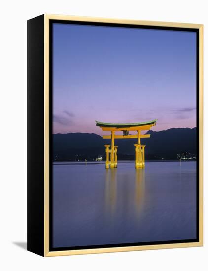 Tori, Miyajima, Honshu, Japan-Demetrio Carrasco-Framed Premier Image Canvas