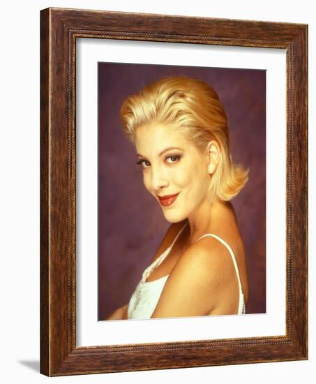 TORI SPELLING. "Beverly Hills, 90210" [1990].-null-Framed Photographic Print