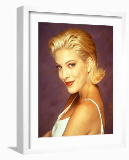 TORI SPELLING. "Beverly Hills, 90210" [1990].-null-Framed Photographic Print